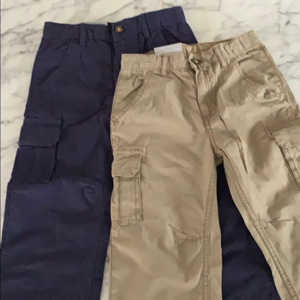 Carter's Navy and Khaki Cargo Pants (2 pair)